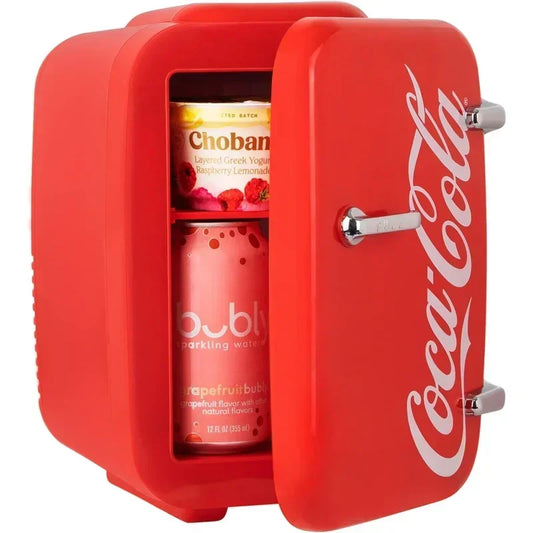 Retro Coca-Cola Mini Fridge – 4L Portable Cooler & Warmer