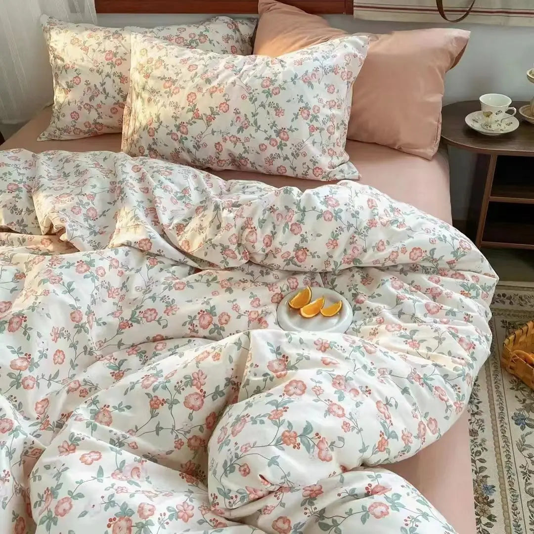 Floral Nordic Bedding Set – Country Style