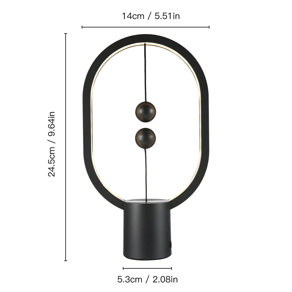 Creative LED Night Lamp with Magnetic Balance Balls